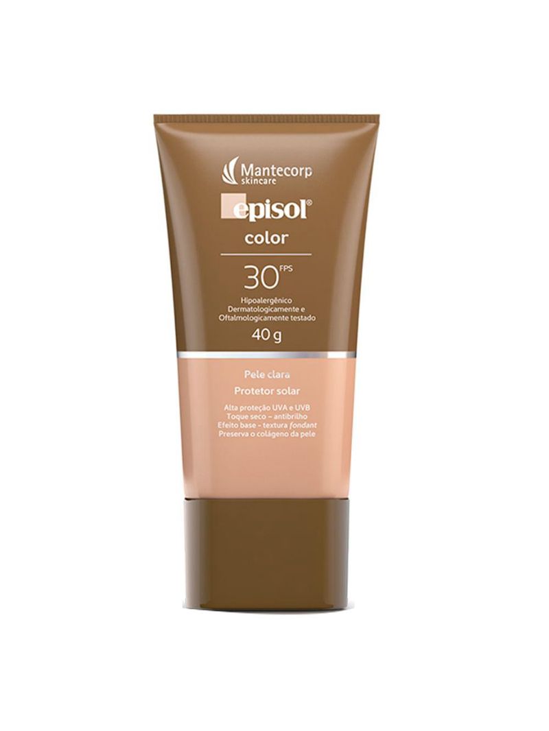 Protetor solar facial episol  color- mantecorp skincare fps 30