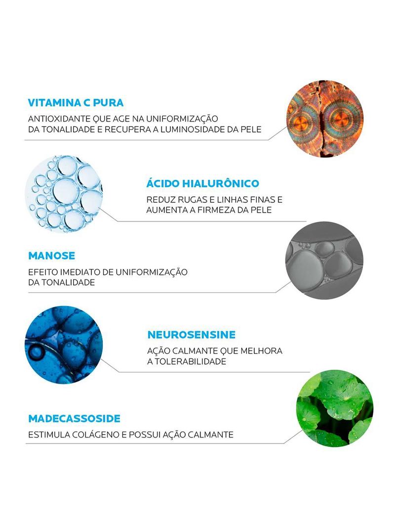 Creme facial anti-idade la roche-posay pure vitamin c