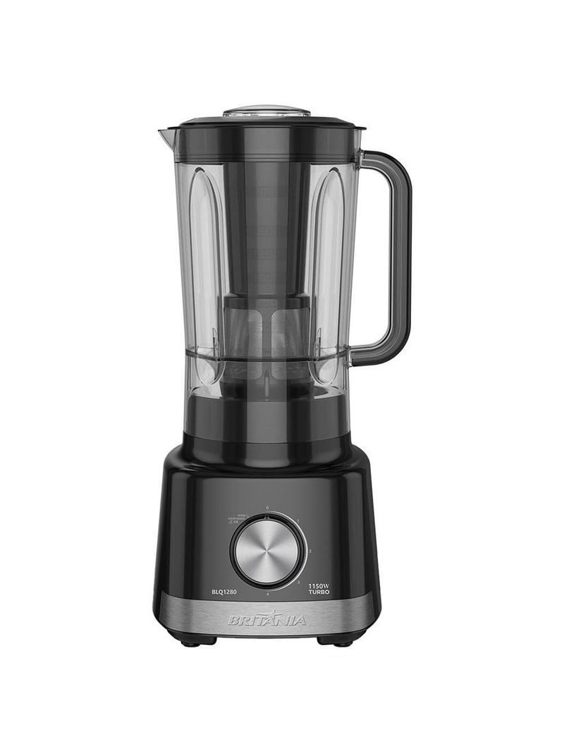 Liquidificador britânia blq1280p 1150 w com 4 velocidades - preto