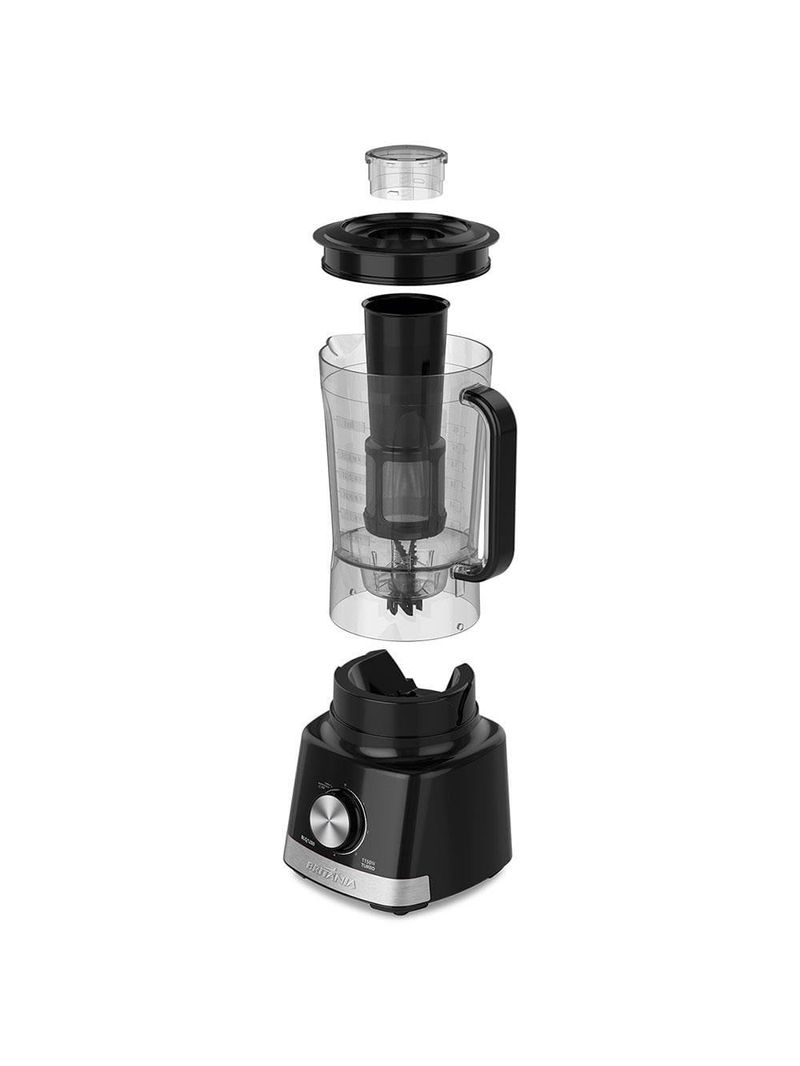 Liquidificador britânia blq1280p 1150 w com 4 velocidades - preto
