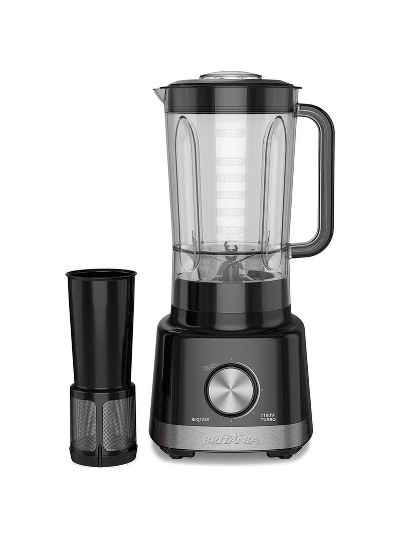 Liquidificador britânia blq1280p 1150 w com 4 velocidades - preto
