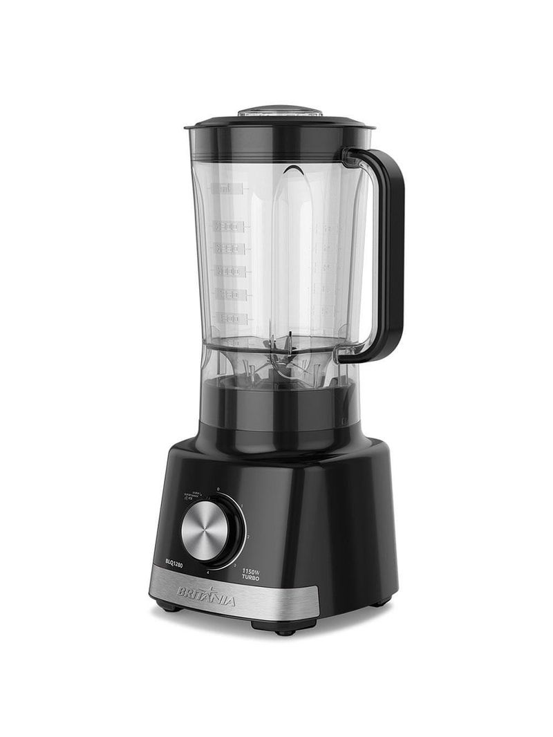 Liquidificador britânia blq1280p 1150 w com 4 velocidades - preto