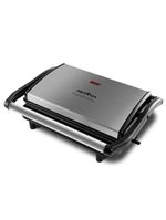 Sanduicheira grill britânia bgr27i press 850w antiaderente – inox/preta