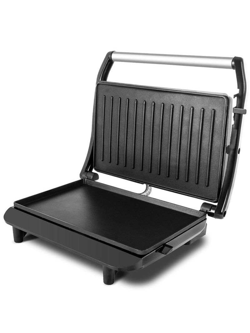 Sanduicheira grill britânia bgr27i press 850w antiaderente – inox/preta