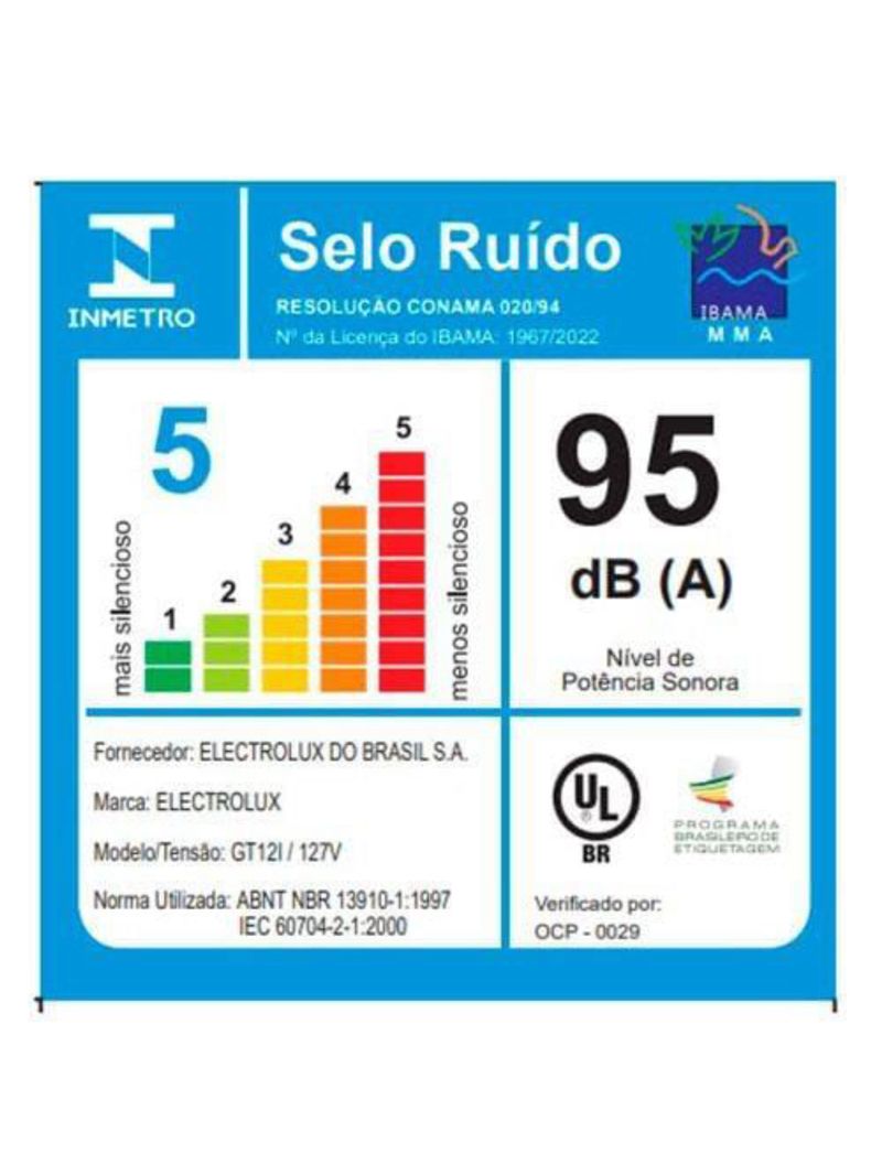 Aspirador de pó e Água electrolux gt12i 1500w 12l – inox