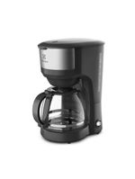 Cafeteira elétrica electrolux efficient ecm20 30 xícaras aço inox escovado/preto