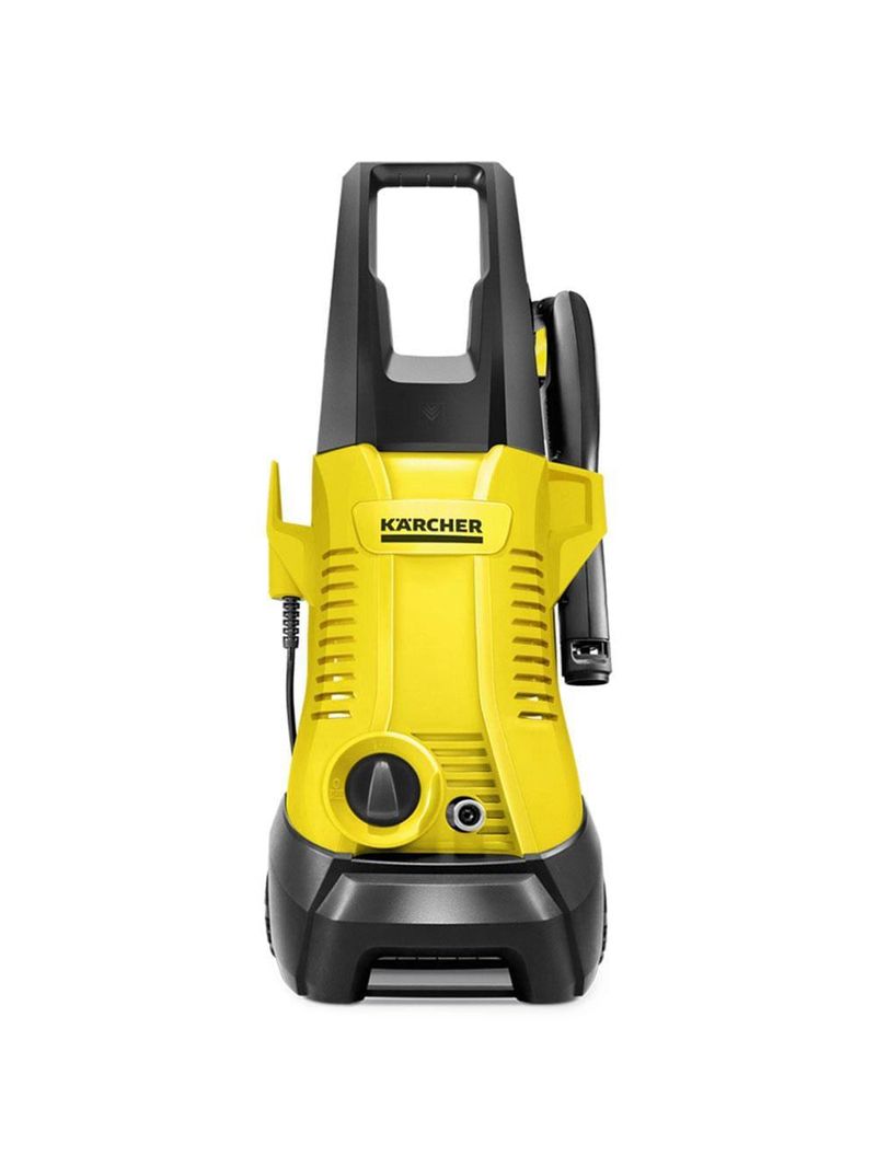 Lavadora de alta pressão karcher k2 plus 1740psi 1400w com lança de jato leque e mangueira de 3 metros - preta e amarela
