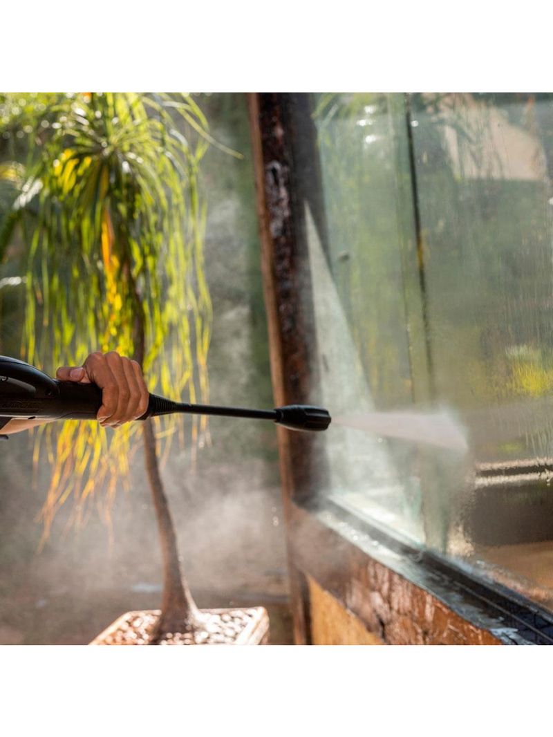 Lavadora de alta pressão karcher k2 plus 1740psi 1400w com lança de jato leque e mangueira de 3 metros - preta e amarela