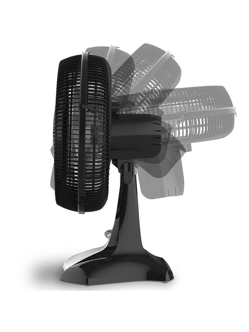 Ventilador de mesa britânia maxx force bvt400 40cm 3 velocidades 6 pás preto