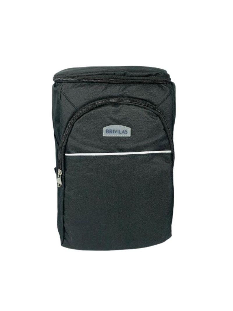 Mochila Térmica Cooler 18 Litros Impermeável Portátil Com Abridor De Garrafa preto