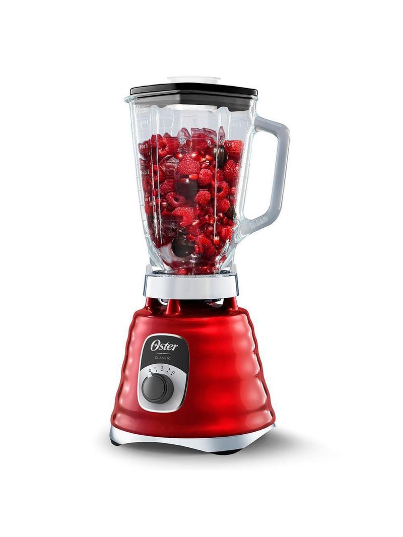 Liquidificador Oster New Osterizer Clássico Vermelho 1,25L 110V