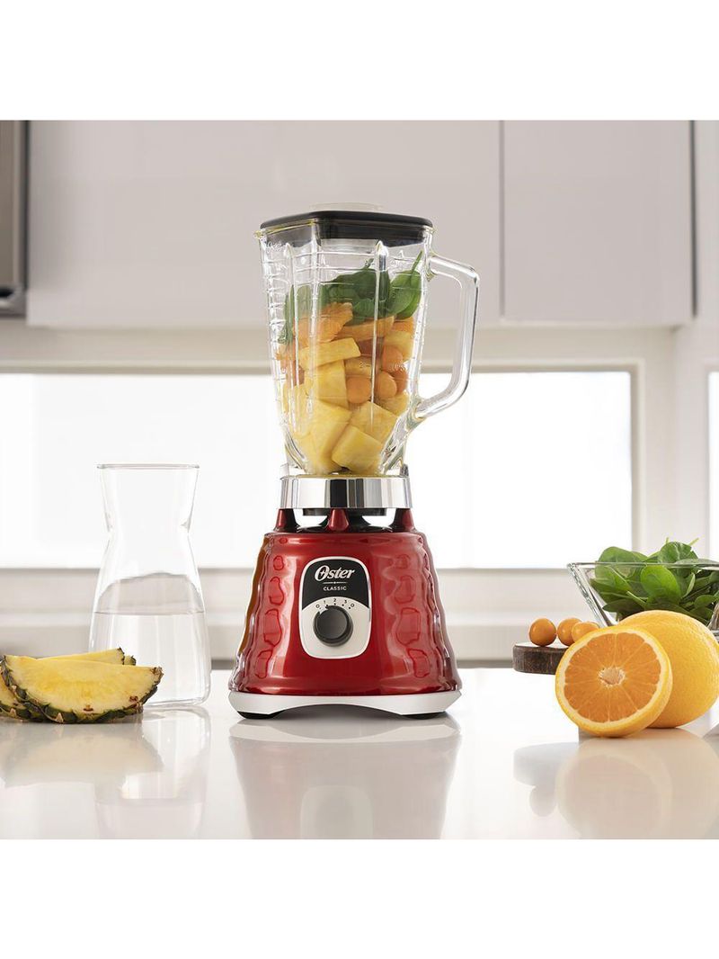 Liquidificador Oster New Osterizer Clássico Vermelho 1,25L 110V