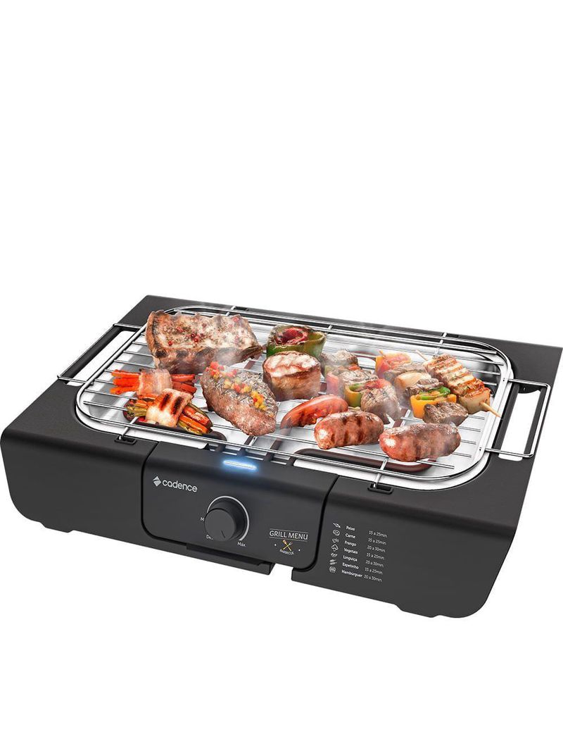 Churrasqueira Elétrica Cadence Grill Menu 220V