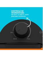 Churrasqueira Elétrica Cadence Grill Menu 220V