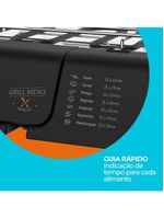 Churrasqueira Elétrica Cadence Grill Menu 220V