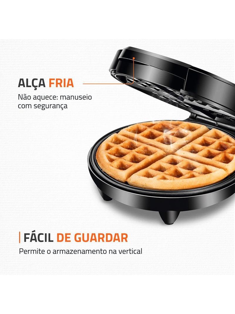 Máquina de waffle mondial pratic waffle gw-01