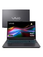 Notebook VAIO FH15 Intel® Core™ i7-13620H Linux NVIDIA  RTX 4050 32GB RAM 1TB SSD 15,6” Full HD WVA Wi-Fi 6 Cinza Escuro