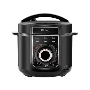 Panela elétrica de pressão multifuncional philco ppp02pi 5l – preta
