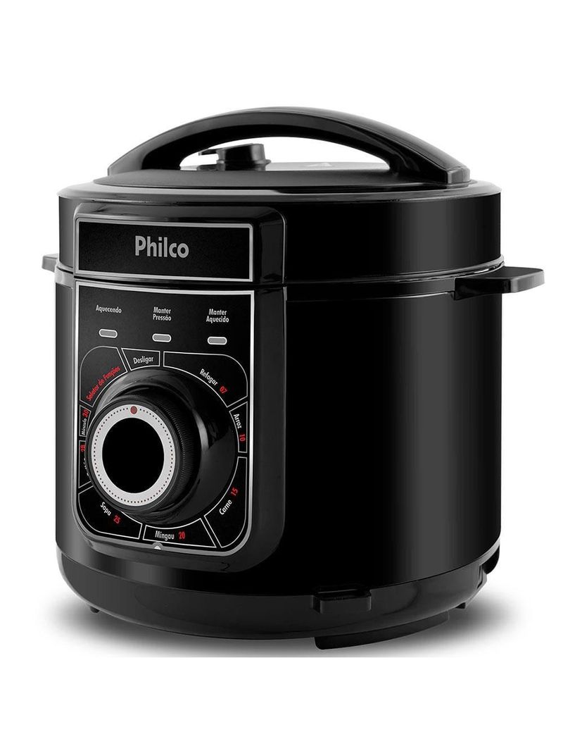 Panela elétrica de pressão multifuncional philco ppp02pi 5l – preta