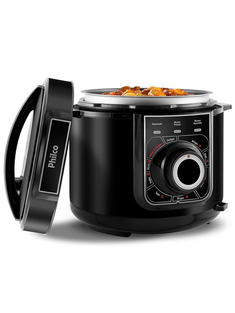 Panela elétrica de pressão multifuncional philco ppp02pi 5l – preta