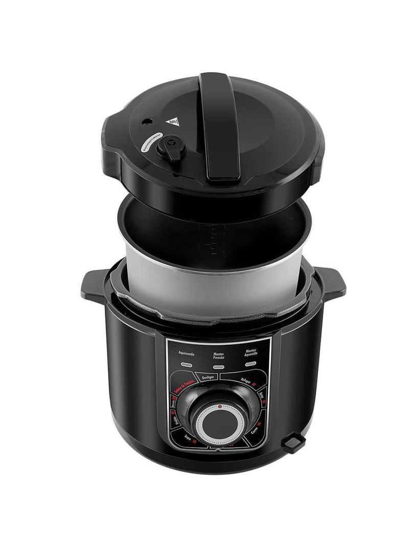 Panela elétrica de pressão multifuncional philco ppp02pi 5l – preta