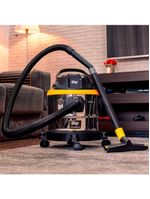Aspirador de pó e Água wap gtw inox 15 1700w com bocal de sopro - preto/amarelo