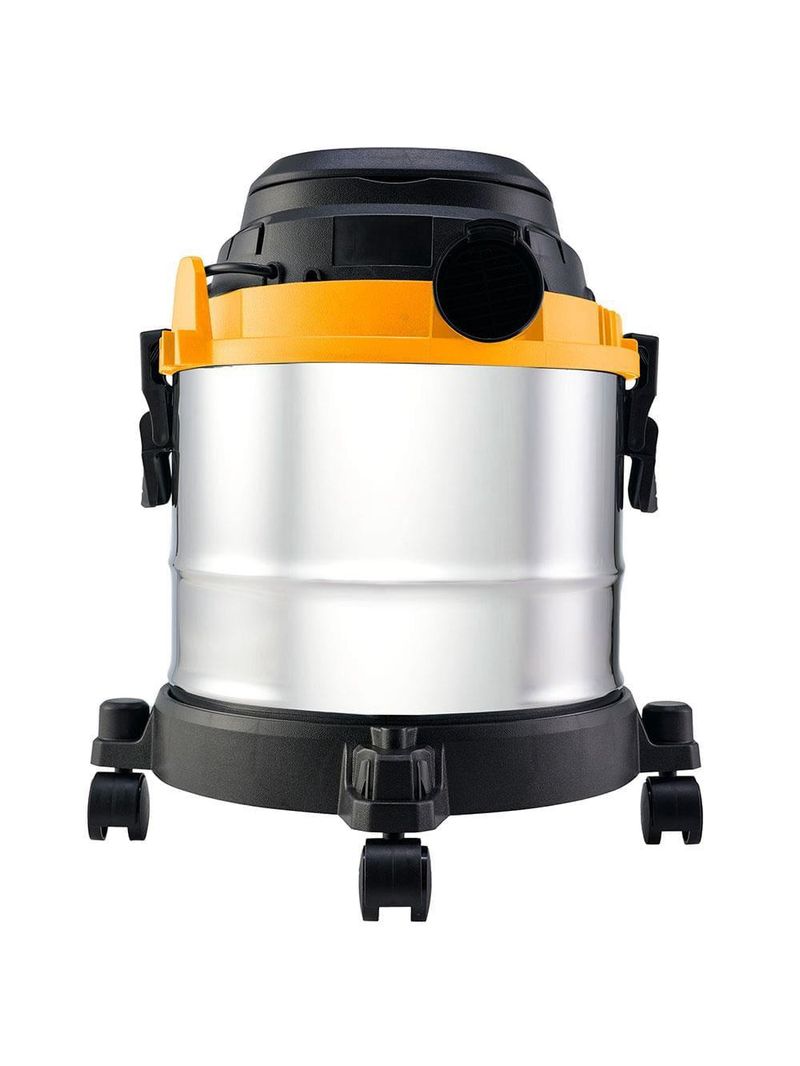 Aspirador de pó e Água wap gtw inox 15 1700w com bocal de sopro - preto/amarelo