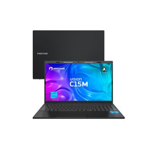 Notebook Positivo Vision C15M Intel® Celeron® N4500 Linux 8GB RAM 256GB eMMC 15.6" Full  HD IPS – Minitela - Cinza
