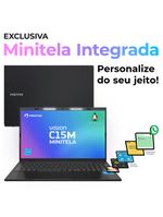 Notebook Positivo Vision C15M Intel® Celeron® N4500 Linux 8GB RAM 256GB eMMC 156" Full  HD IPS – Minitela - Cinza