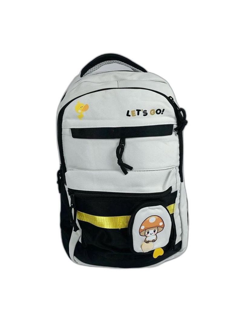 Mochila Escolar Grande Capacidade Para Estudante Feminina Impermeável preto