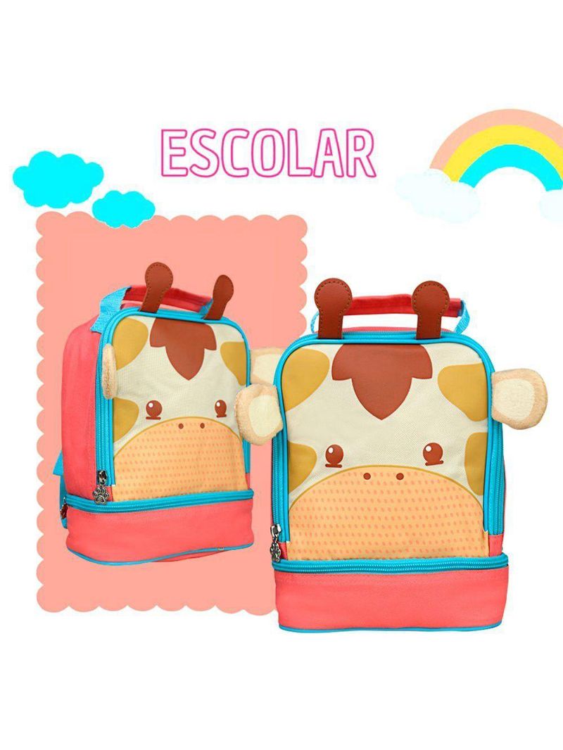 Lancheira Térmica Infantil Com Alça - Girafa