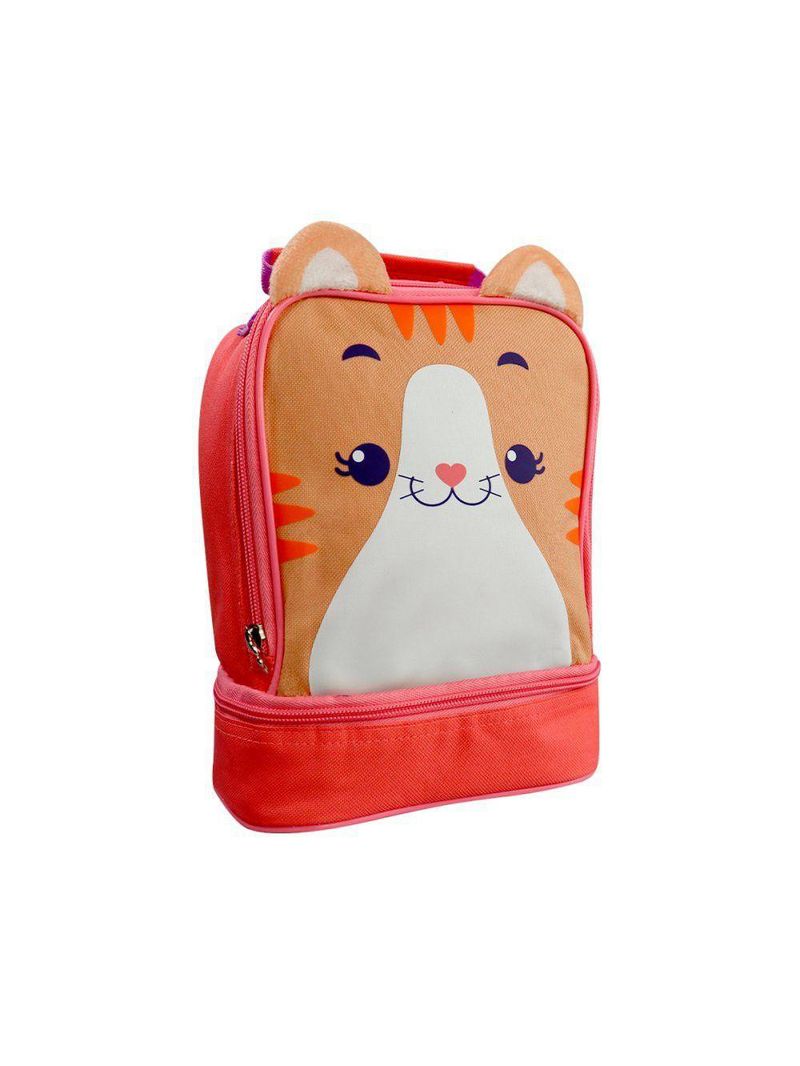 Lancheira Térmica Infantil Com Alça - Gato