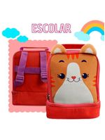 Lancheira Térmica Infantil Com Alça - Gato