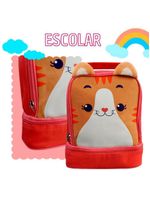 Lancheira Térmica Infantil Com Alça - Gato