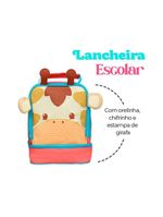 Lancheira Térmica Infantil Com Alça - Girafa