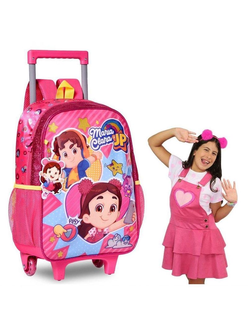 Mochila Rodinhas Maria Clara Jp Youtube Infantil Rosa Clio