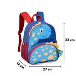 Mochila De Costas Dinossauro Azul Clio Pets 13 Cp24509d