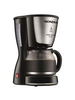 Cafeteira elétrica mondial dolce arome inox c-32i 32 xícaras - preta