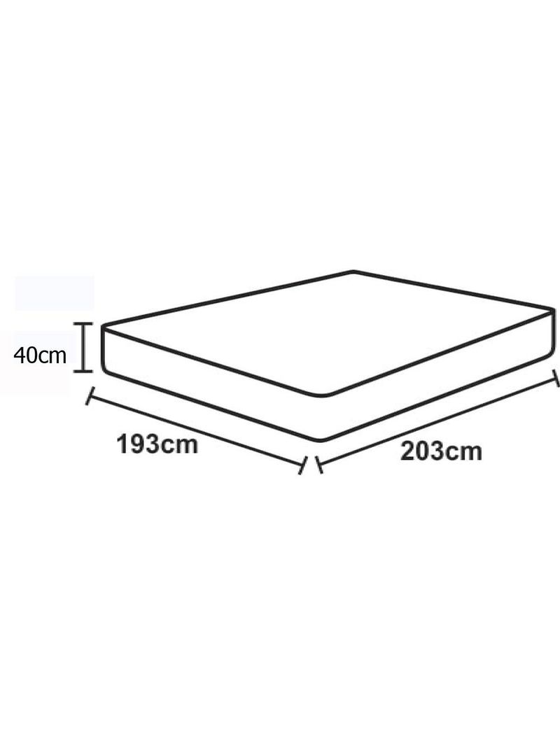 Jogo cama lençol square king quadriculado percal 180 fios 3 peças - branco