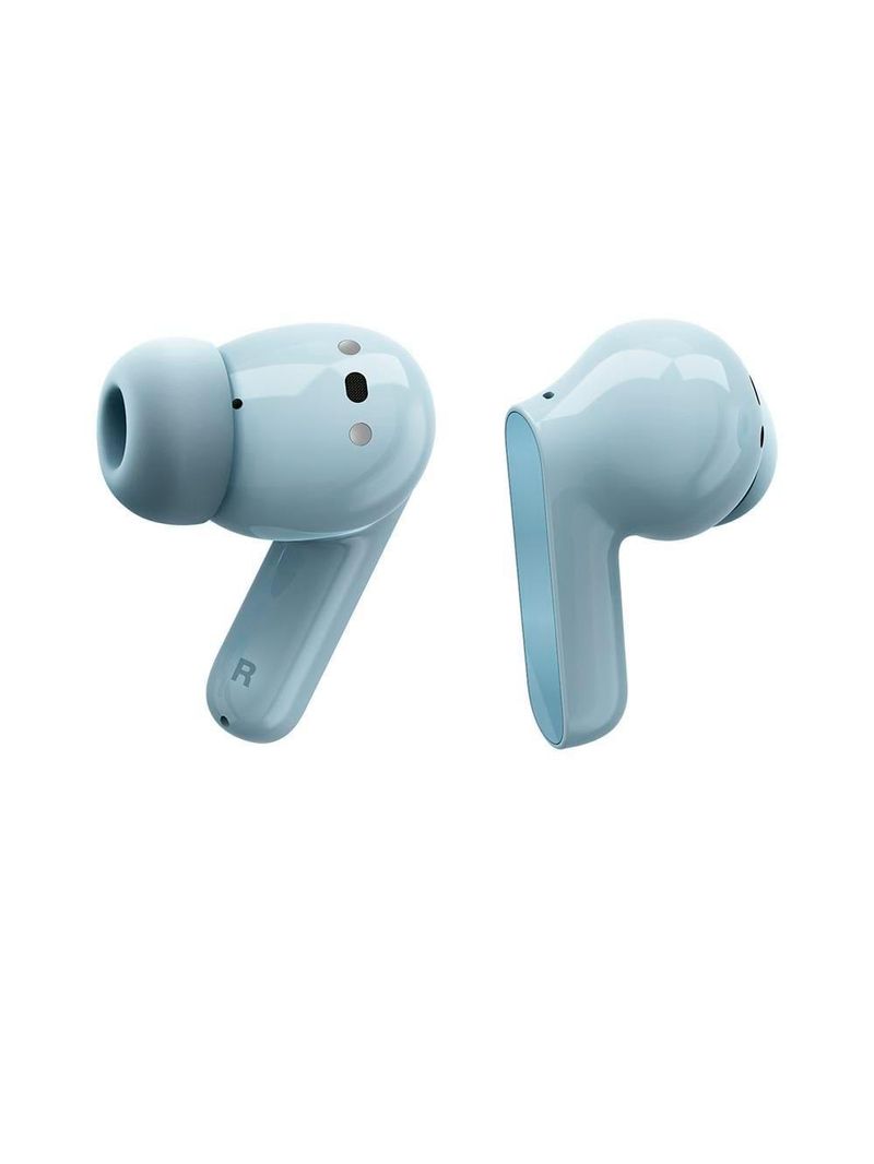 Fone de ouvido sem fio bluetooth motorola moto buds cancelamento de ruído ativo - light blue