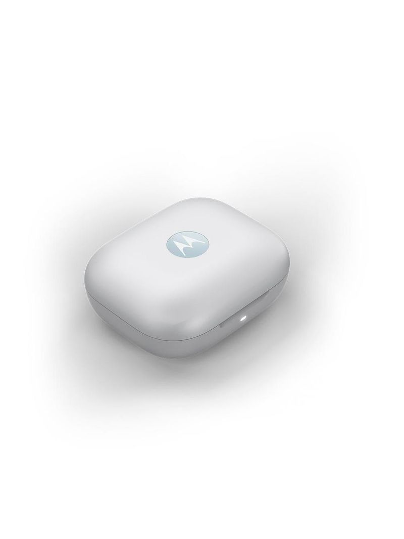 Fone de ouvido sem fio bluetooth motorola moto buds cancelamento de ruído ativo - light blue