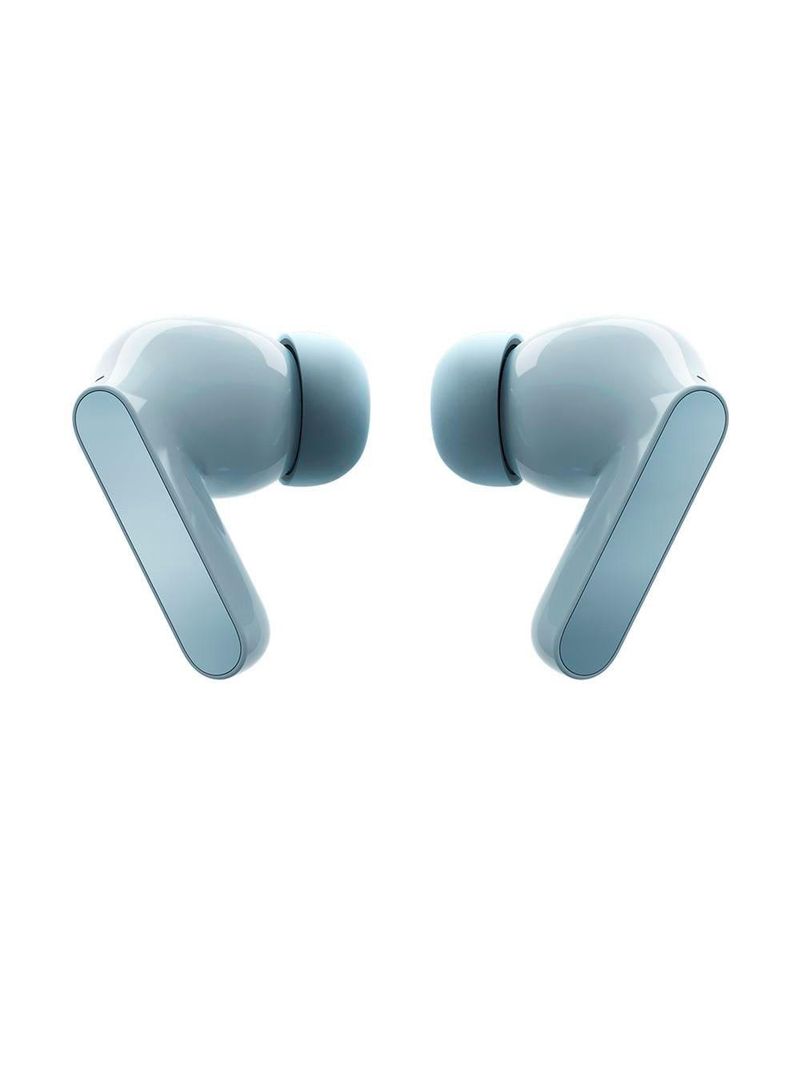 Fone de ouvido sem fio bluetooth motorola moto buds cancelamento de ruído ativo - light blue