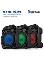 Caixa amplificada mondial cm-150 com bluetooth, usb, rádio fm e função tws - 150w