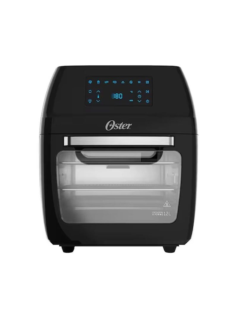 Fritadeira elétrica sem Óleo oster oven fryer ofrt780 3 em 1 12l - preta