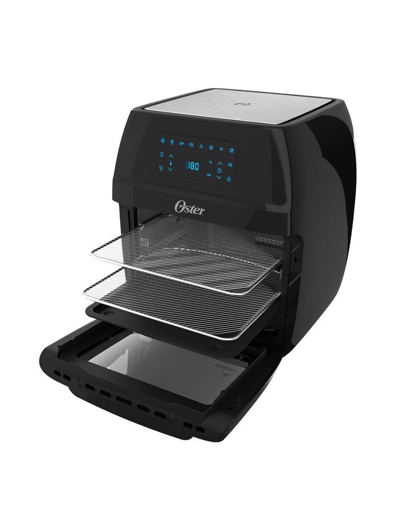 Fritadeira elétrica sem Óleo oster oven fryer ofrt780 3 em 1 12l - preta