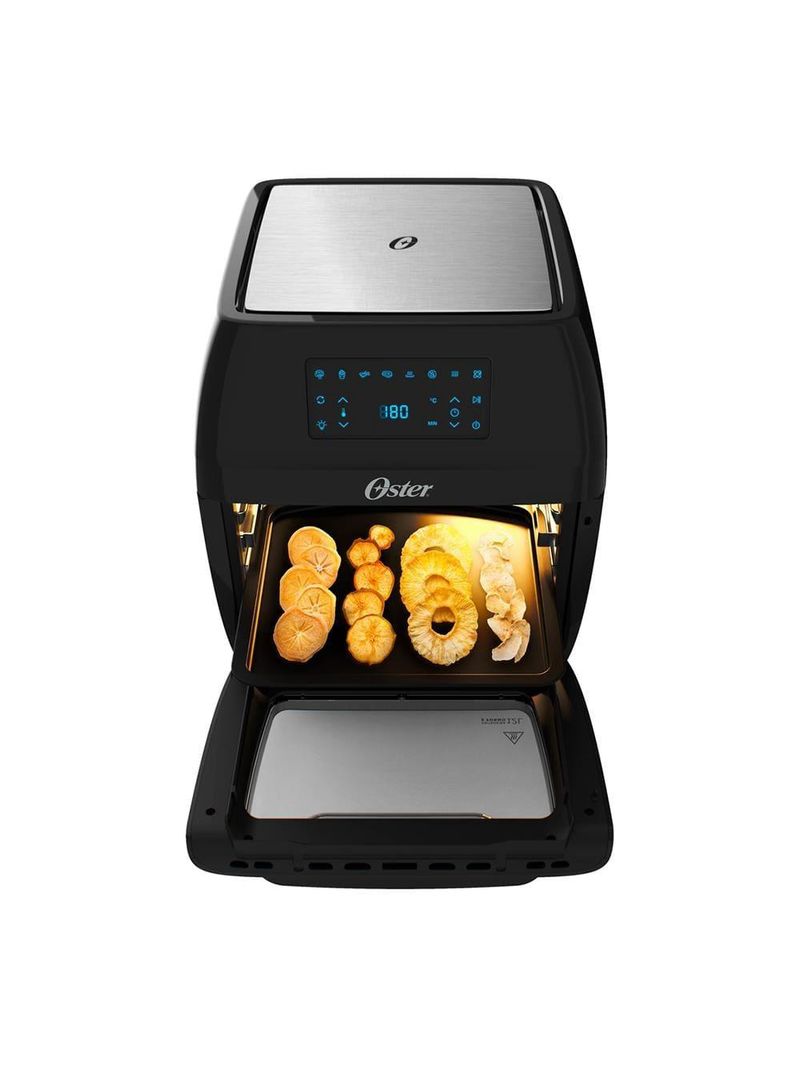 Fritadeira elétrica sem Óleo oster oven fryer ofrt780 3 em 1 12l - preta