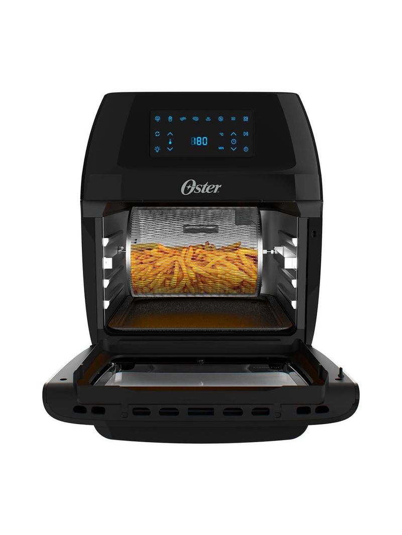 Fritadeira elétrica sem Óleo oster oven fryer ofrt780 3 em 1 12l - preta
