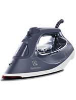 Ferro de passar a vapor e a seco electrolux experience care esi60 com spray, base cerâmica e tecnologia powervapour – azul marinho