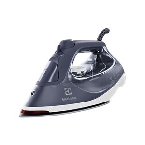Ferro de passar a vapor e a seco electrolux experience care esi60 com spray, base cerâmica e tecnologia powervapour – azul marinho