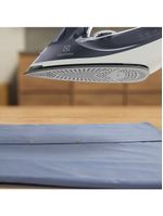 Ferro de passar a vapor e a seco electrolux experience care esi60 com spray, base cerâmica e tecnologia powervapour – azul marinho